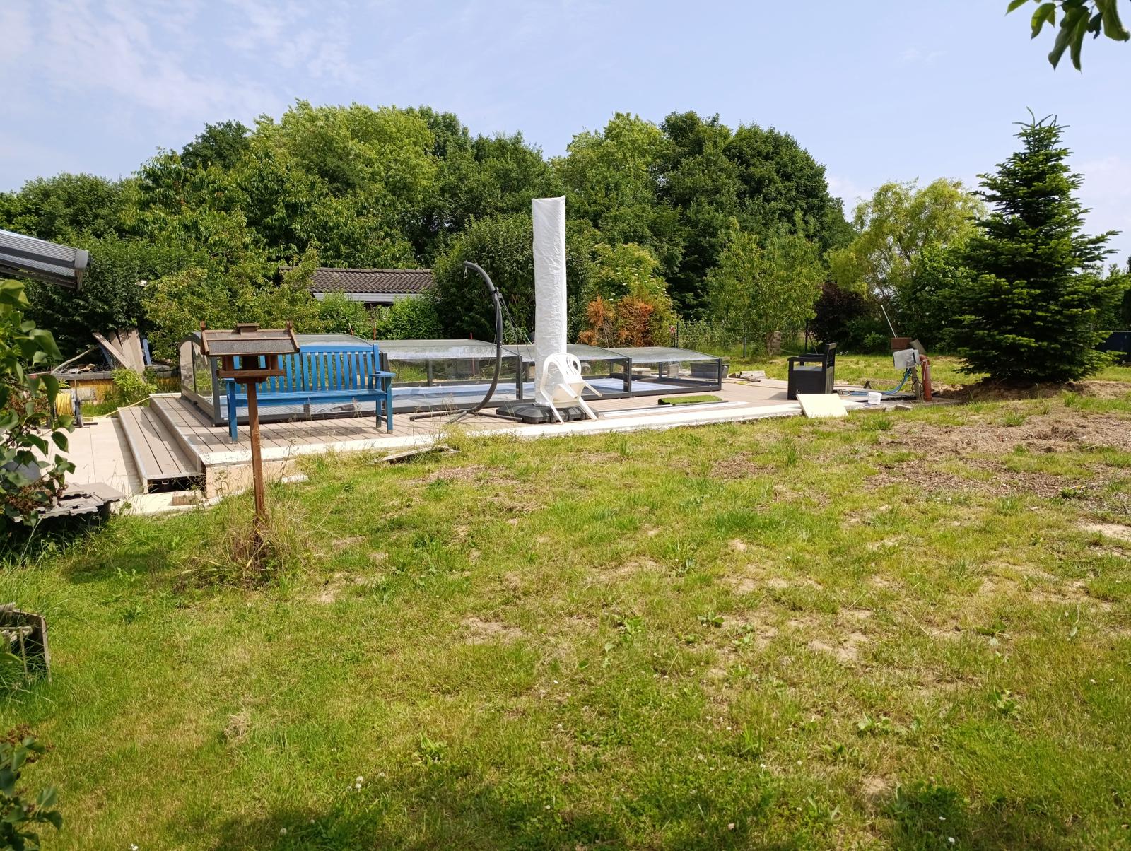 Gartengestaltung – vorher (Westerwald)